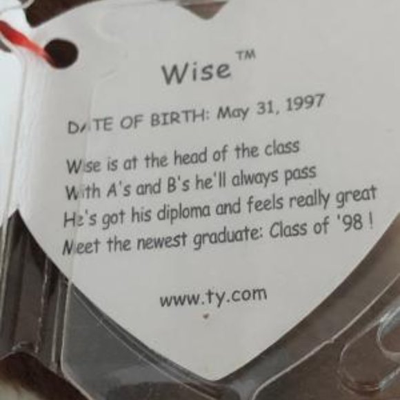 TY BEANIE BABY WISE - Picture 7 of 8